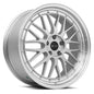 Vors VR8 20x8.5 Silver Machine Lip Chrome Rivet Wheel