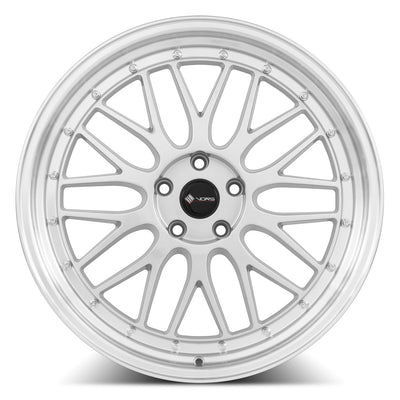 Vors VR8 20x8.5 Silver Machined Lip