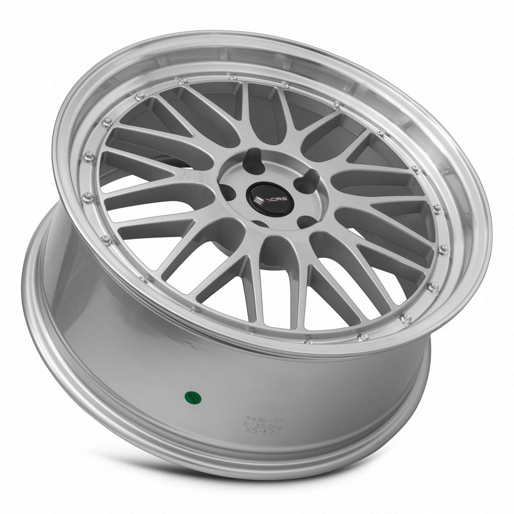Vors VR8 20x8.5 Silver Machined Lip