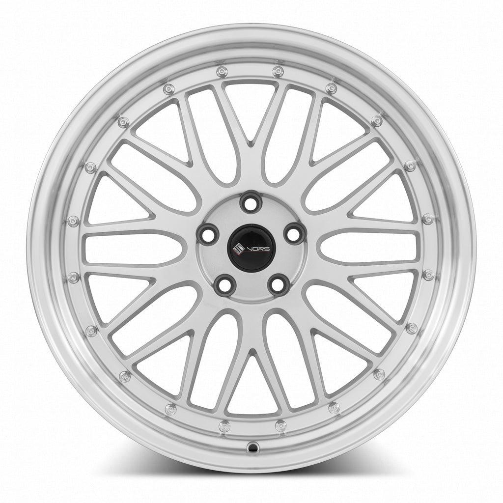 Vors VR8 20x9.5 Silver Machined Lip