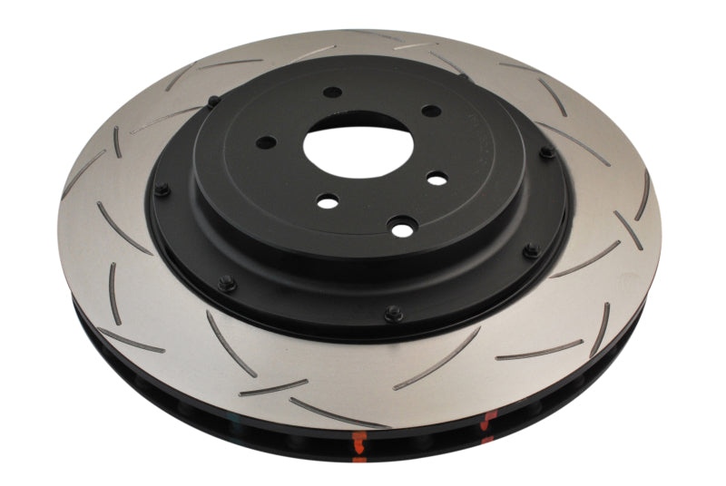 DBA 09+ Nissan GTR R-35 Rear Slotted 5000 Series 2 Piece Rotor Assembled w/ Black Hat - DTX Performance