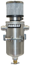 Load image into Gallery viewer, Moroso Breather Tank/Catch Can - Two -10An Male Fittings - Aluminum - DTX Performance