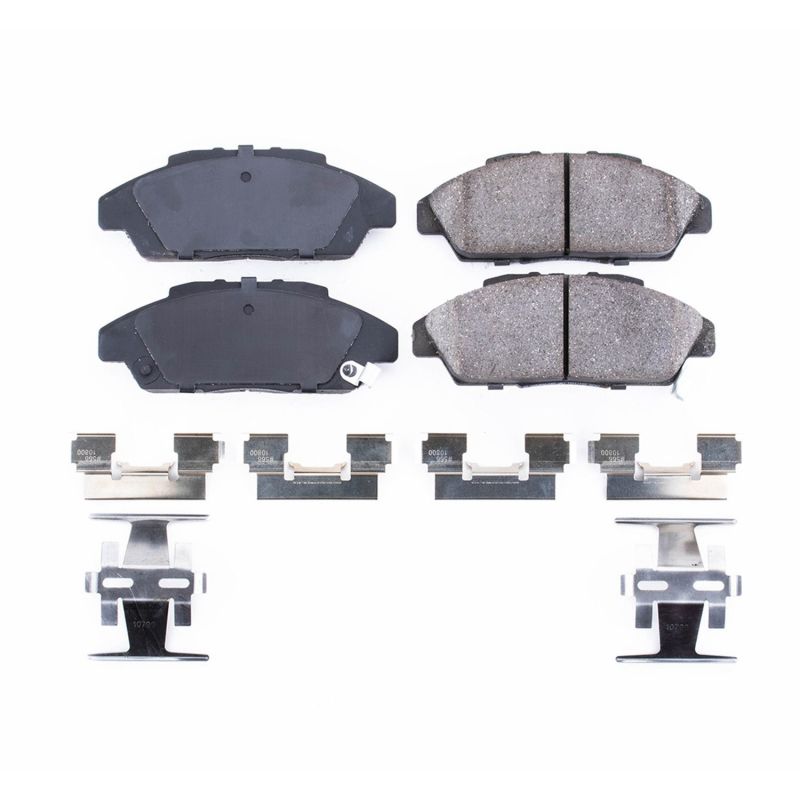 Power Stop 90-93 Honda Accord Front Z17 Evolution Ceramic Brake Pads w/Hardware - DTX Performance