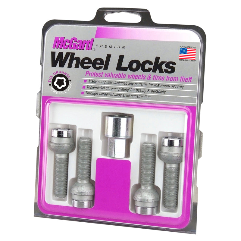 McGard Wheel Lock Bolt Set - 4pk. Chrome