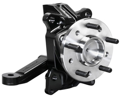 Wilwood Spindle Kit Pair w/ Hub & Steering Arm 71-87C10 Pickup 2.50in Drop for performance car parts by DTX Performance