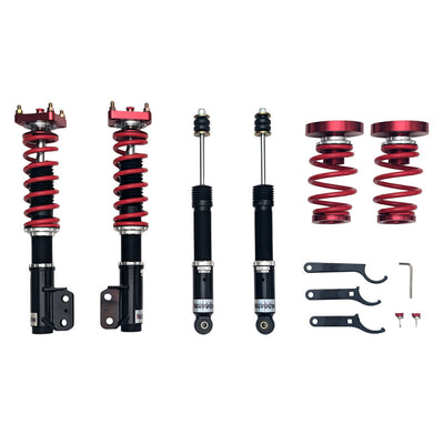 Pedders 94-04 Ford Mustang SN95 Extreme Xa Coilover Kit for racing suspension, high performance auto parts by DTX Performance.