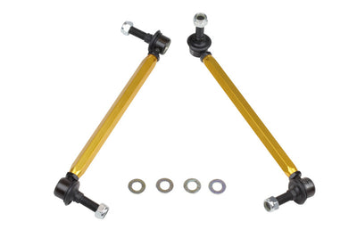 Whiteline 05+ Mustang Coupe 8cyl Front Swaybar Link Kit H/Duty Adj Steel Ball, performance car parts, DTX Performance, tuning upgrades