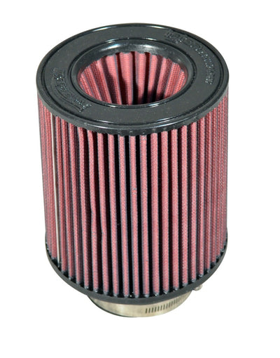 Injen High Performance Air Filter - 3 1/2 Black Oiled Filter showcasing advanced filtration for engine performance upgrades.