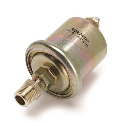 Autometer Accessories 0-100PSI 1/8in. NPT Male Oil Pressure Sensor (For Short Sweep Elec.) for performance upgrades.