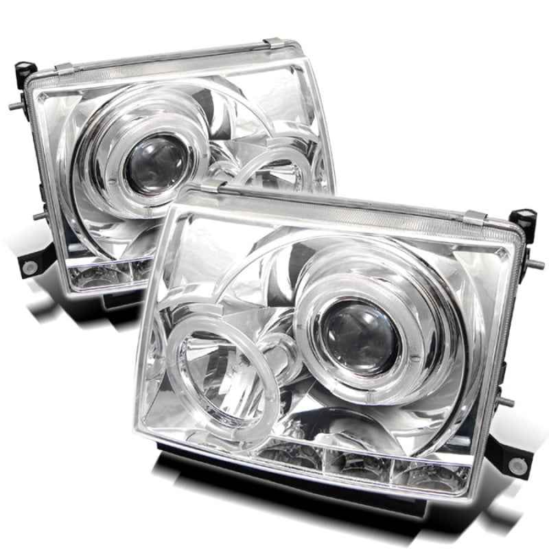 Spyder Toyota Tacoma 97-00 Projector Headlights LED Halo LED Chrome High H1 Low H1 PRO-YD-TT97-HL-C for performance upgrades