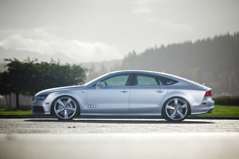 AWE Tuning Audi C7 A7 3.0T Touring Edition Exhaust - Dual Outlet Chrome Silver Tips - DTX Performance