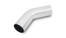 Vibrant 5in OD T6061 Aluminum Mandrel Bend 45 Degree - Polished for performance car upgrades