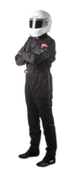 RaceQuip Black SFI-1 1-L Suit - 3XL