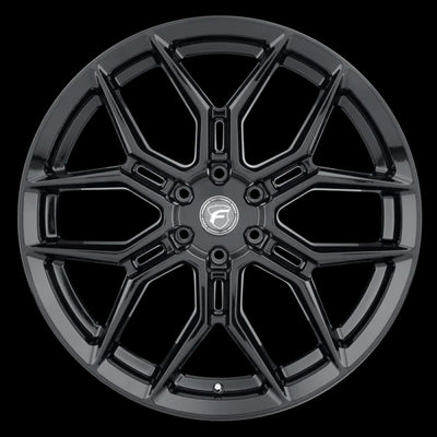 Forgestar X12 22x10 / 6x135 BP / ET30 / 6.68in BS Gloss Black Wheel