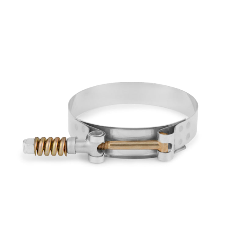 Mishimoto 3.5 Inch Stainless Steel Constant Tension T-Bolt Clamp for high performance cars, from veteran owned DTX Performance shop.