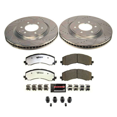 Power Stop 2022 Lincoln Navigator Front Z36 Truck & Tow Brake Kit for high performance upgrades