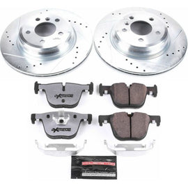 Power Stop 15-16 BMW 328i xDrive Rear Z26 Street Warrior Brake Kit, high performance brakes for racing suspension and performance car parts.