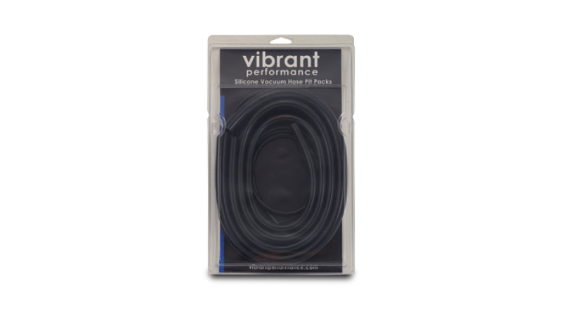 Vibrant Silicon vac Hose Pit Kit Blk 5ft- 1/8in 10ft- 5/32in 4ft- 3/16in 4ft- 1/4in 2ft-3/8in, high performance auto parts.