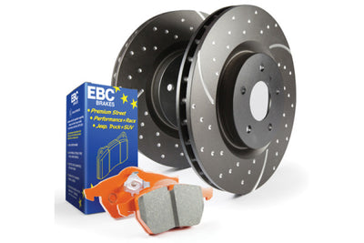 EBC S8 Brake Pad and Rotor Kit for high performance, featuring brake upgrades from veteran owned performance shop DTX Performance.