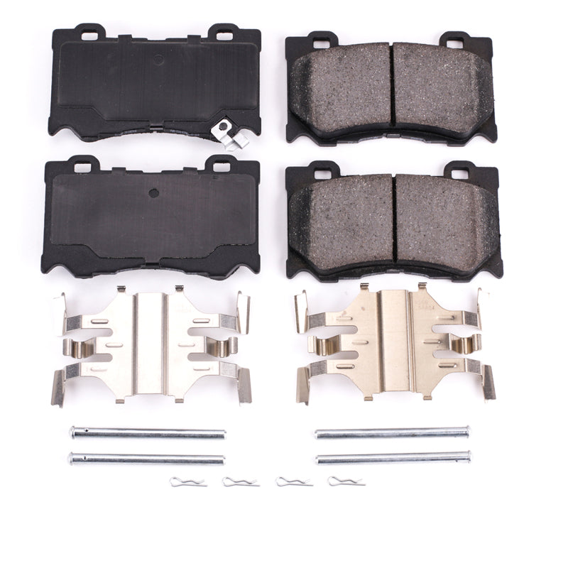 Power Stop 09-13 Infiniti FX50 Front Z17 Evolution Ceramic Brake Pads w/Hardware - DTX Performance