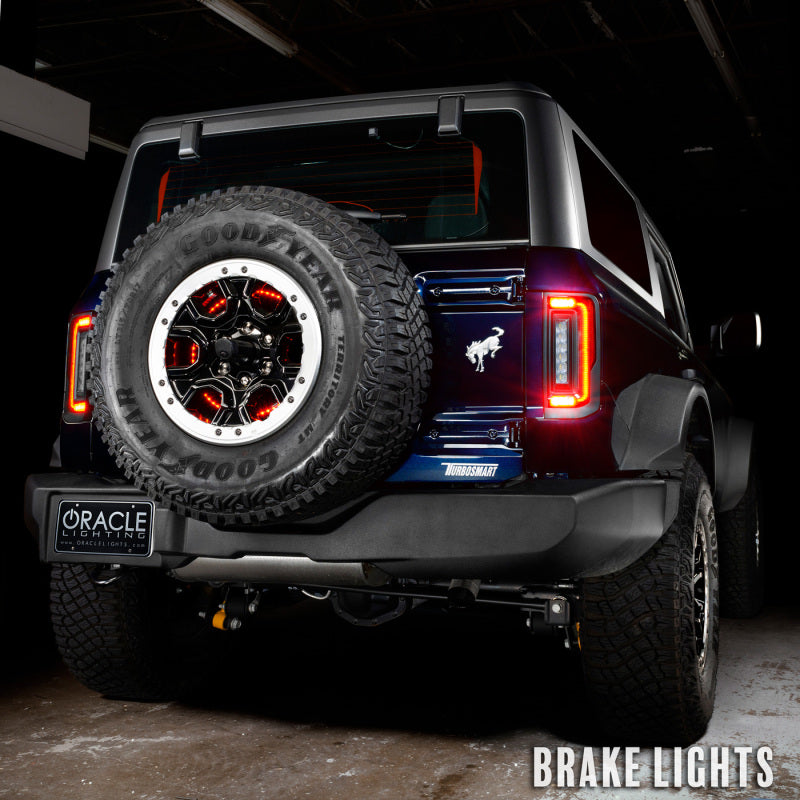 Oracle Lighting 21-22 Ford Bronco Flush Style LED Taillights - Performance car parts by DTX Performance, veteran owned shop
