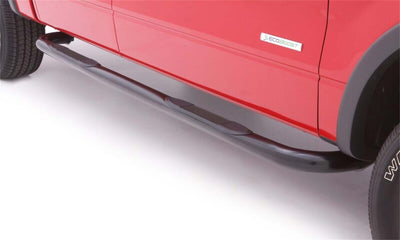 Lund 94-02 Dodge Ram 2500 Quad Cab 3in. Round Bent Steel Nerf Bars - Black for performance car parts