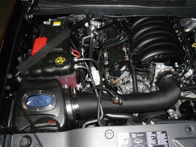 aFe Momentum GT PRO 5R Stage-2 SI Intake System installed in GM Silverado/Sierra engine bay