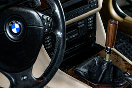 Mishimoto Non-Threaded Shifter Adapter Kit - Black for BMW manual gearboxes from DTX Performance, veteran-owned auto parts shop