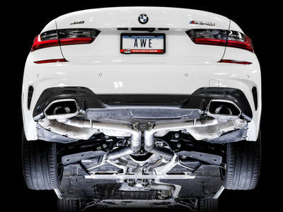 AWE Tuning 2019+ BMW M340i (G20) Track Edition Exhaust (Use OE Tips) - performance car parts, high performance exhaust