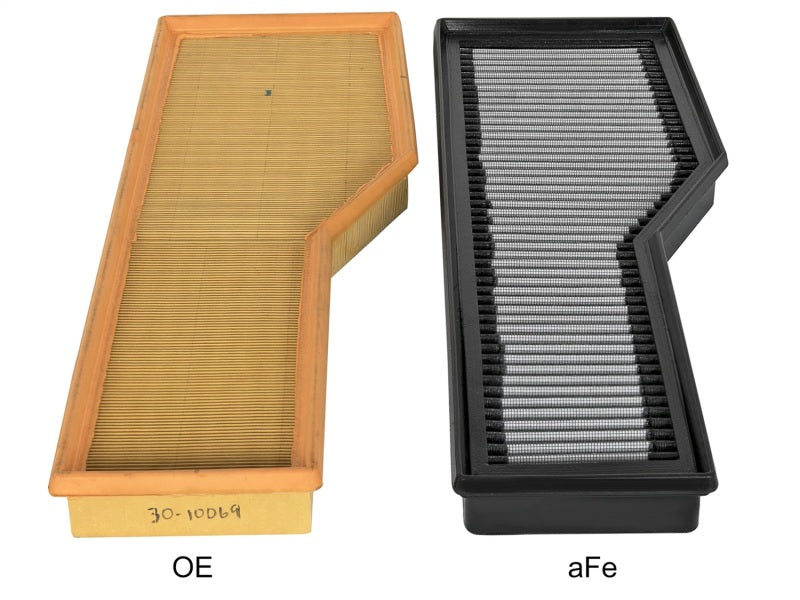 aFe Magnum FLOW Pro DRY S OE Replacement Filter 04-08 Porsche 911 Carrera (997) H6 3.6L performance car part