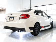 Load image into Gallery viewer, AWE Tuning Subaru WRX/STI VA/GV Sedan Track Edition Exhaust - Chrome Silver Tips (102mm) - DTX Performance