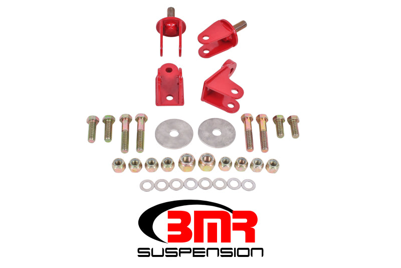 BMR 79-04 Fox Mustang Rear Coilover Conversion Kit w/o Control Arm Bracket - Red - DTX Performance