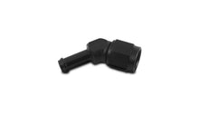 Load image into Gallery viewer, Vibrant Female AN to 45 Degree Barb AL Fitting (-6AN to 3/8in Barb) for performance car parts by DTX Performance