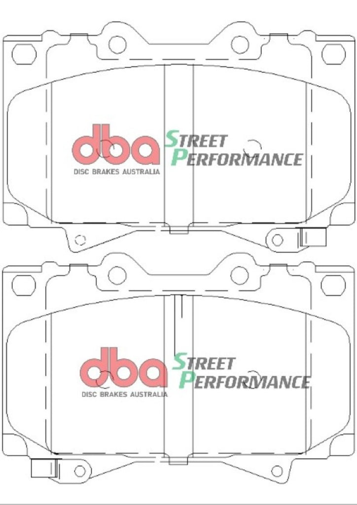 DBA 98-07 Lexus LX470 SP Performance Front Brake Pads - DTX Performance