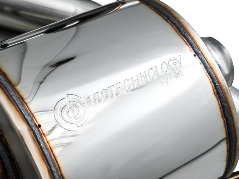 AWE Audi 2019-2023 C8 A6/A7 3.0T Touring Edition Cat-back Exhaust- Turn Downs - DTX Performance