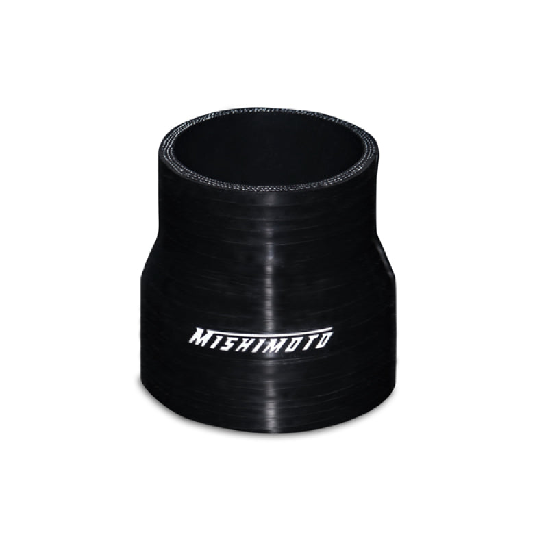 Mishimoto 2.25 to 2.5 Inch Black Transition Coupler for performance car parts at DTX Performance
