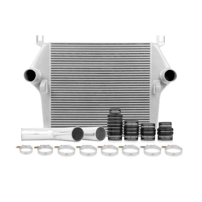 Mishimoto 03-07 Dodge 5.9L Cummins Intercooler Kit w/ Pipes (Silver) from DTX Performance, engine performance parts upgrade