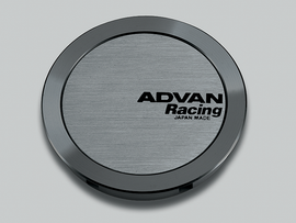 Advan 63mm Full Flat Centercap - Hyper Black, performance car parts, DTX Performance, high performance auto parts, aftermarket parts