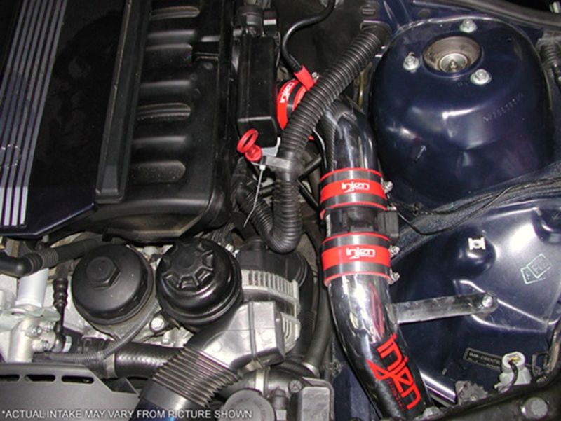 Injen 99-00 BMW 323 E46 2.5L/328 E46 2.8L / 01 325 2.5L Black Cold Air Intake **SPECIAL ORDER** - DTX Performance