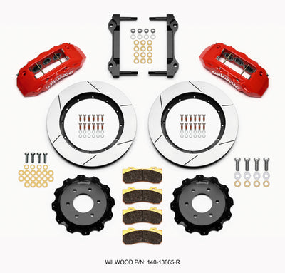 Wilwood TX6R Front Kit 15.50in Red 2010-Up Ford F150 (6 lug) from DTX Performance, high performance brakes for trucks and SUVs