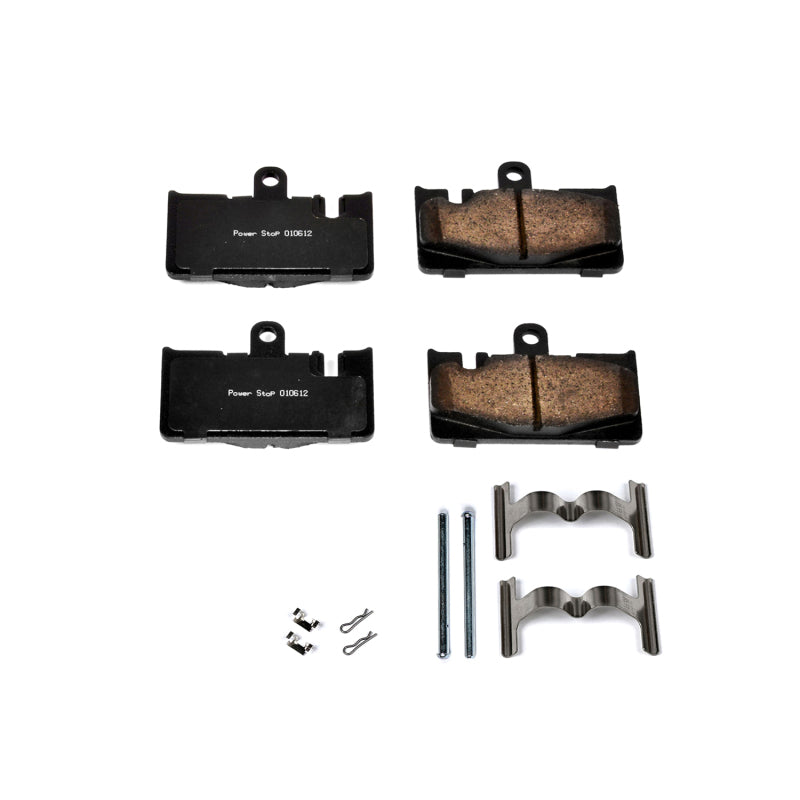 Power Stop 01-06 Lexus LS430 Rear Z17 Evolution Ceramic Brake Pads w/Hardware - DTX Performance