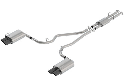 Borla 2020 Ford Explorer ST 3.0L V6 2.25in ATAK Exhaust - Black Chrome Tips, high performance car parts, DTX Performance shop