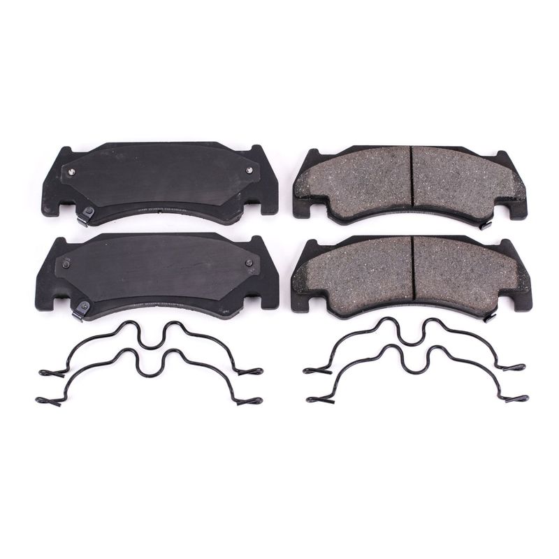 Power Stop 2005 Dodge Ram 1500 Front Z17 Evolution Ceramic Brake Pads w/Hardware - DTX Performance