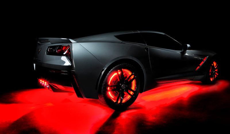 Oracle Universal Dynamic LED Underbody Kit - ColorSHIFT - Dynamic installed on performance car
