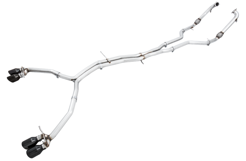 AWE Tuning Audi B9 S5 Sportback Track Edition Exhaust - Non-Resonated (Black 102mm Tips) performance car parts DTX Performance
