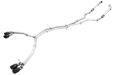AWE Tuning Audi B9 S5 Sportback Track Edition Exhaust - Non-Resonated (Black 102mm Tips) performance car parts DTX Performance