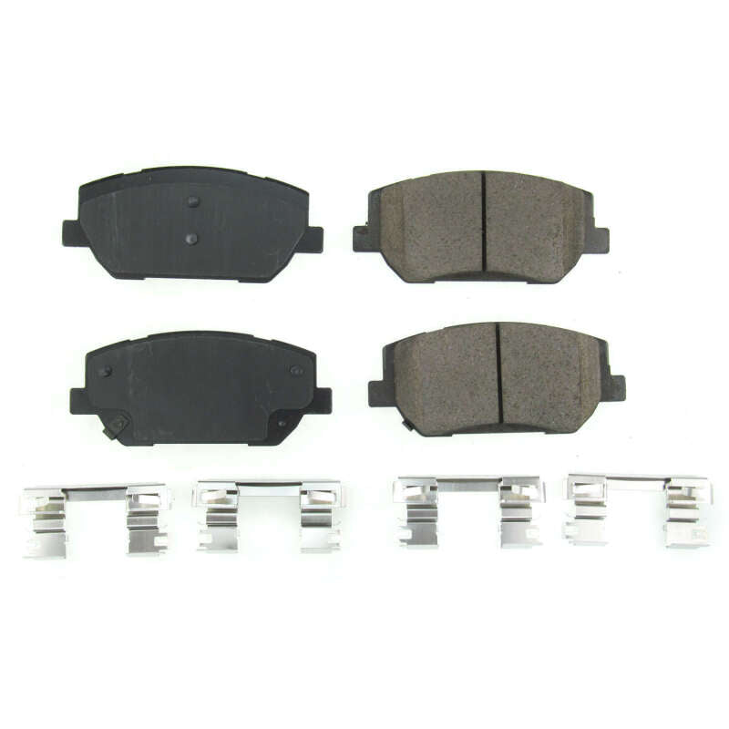 Power Stop 2019 Hyundai Santa Fe Front Z17 Evolution Ceramic Brake Pads w/Hardware - DTX Performance