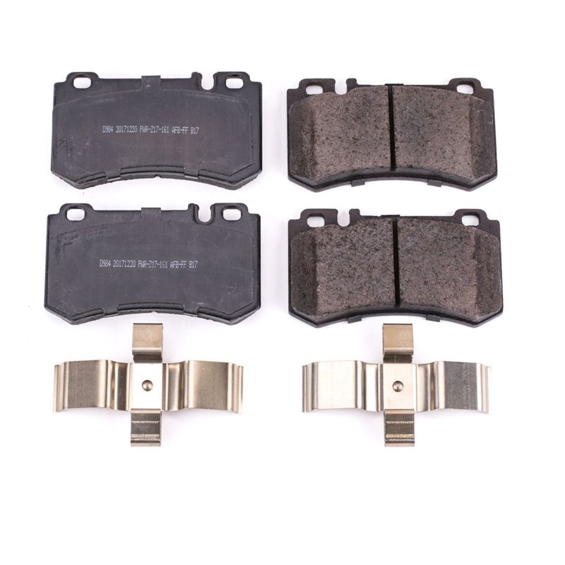 Power Stop 03-06 Mercedes-Benz CL55 AMG Rear Z17 Evolution Ceramic Brake Pads w/Hardware - DTX Performance