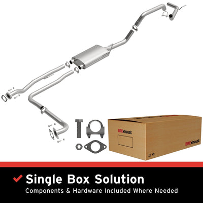 MagnaFlow BRE Exhaust Kit 12-17 Nissan NV1500 NV2500 NV3500 4.0L components and packaging, sold by DTX Performance