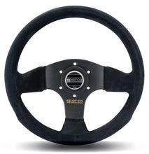 Load image into Gallery viewer, Sparco Steering Wheel 300 Suede Black - High performance car parts by DTX Performance, ideal for tuning upgrades and racing enthusiasts